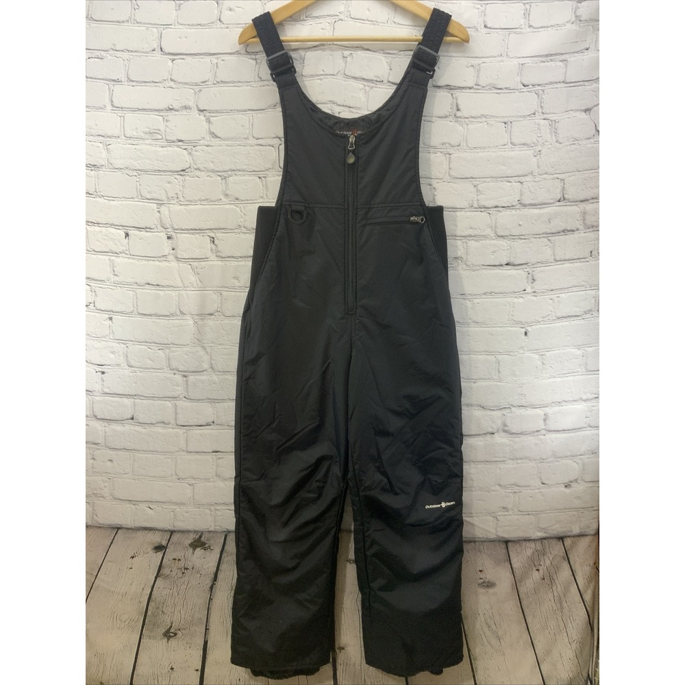 Outdoor Gear Snow Bib Youth Large Unisex Black Pants